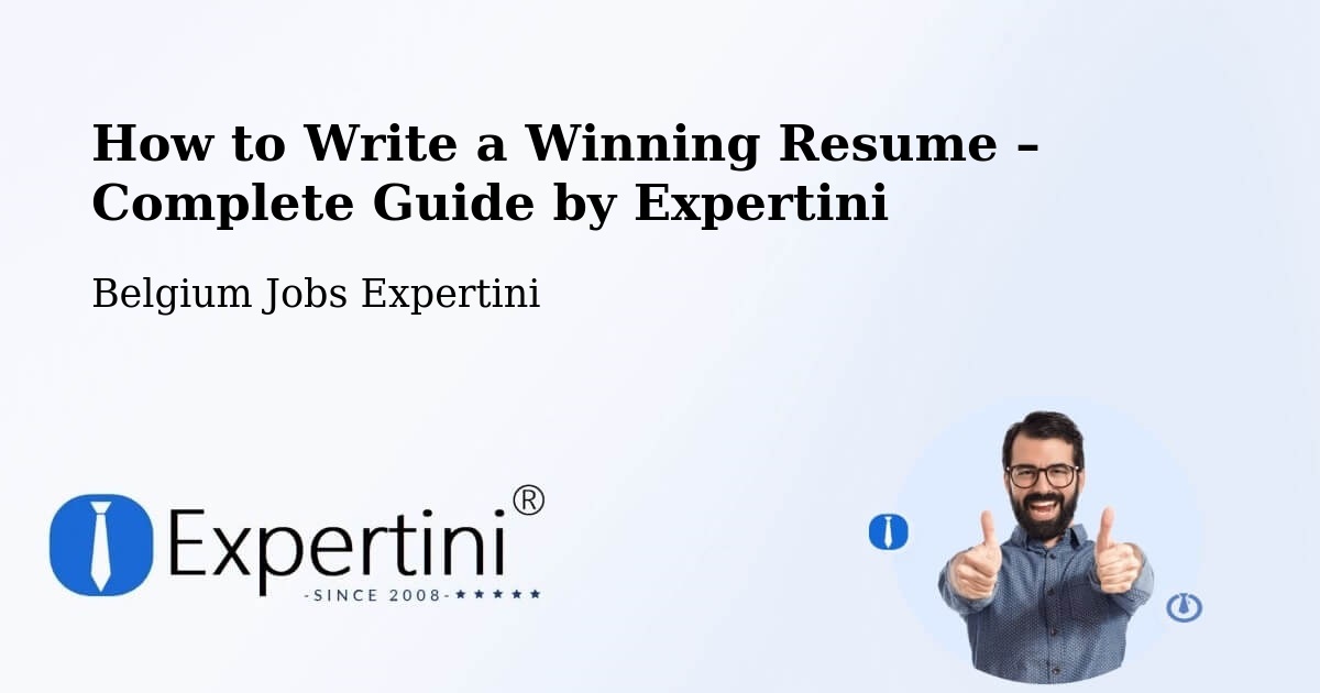 Resume Writing Guide for Job Seekers – Florennes - Florennes, Belgium Jobs Expertini